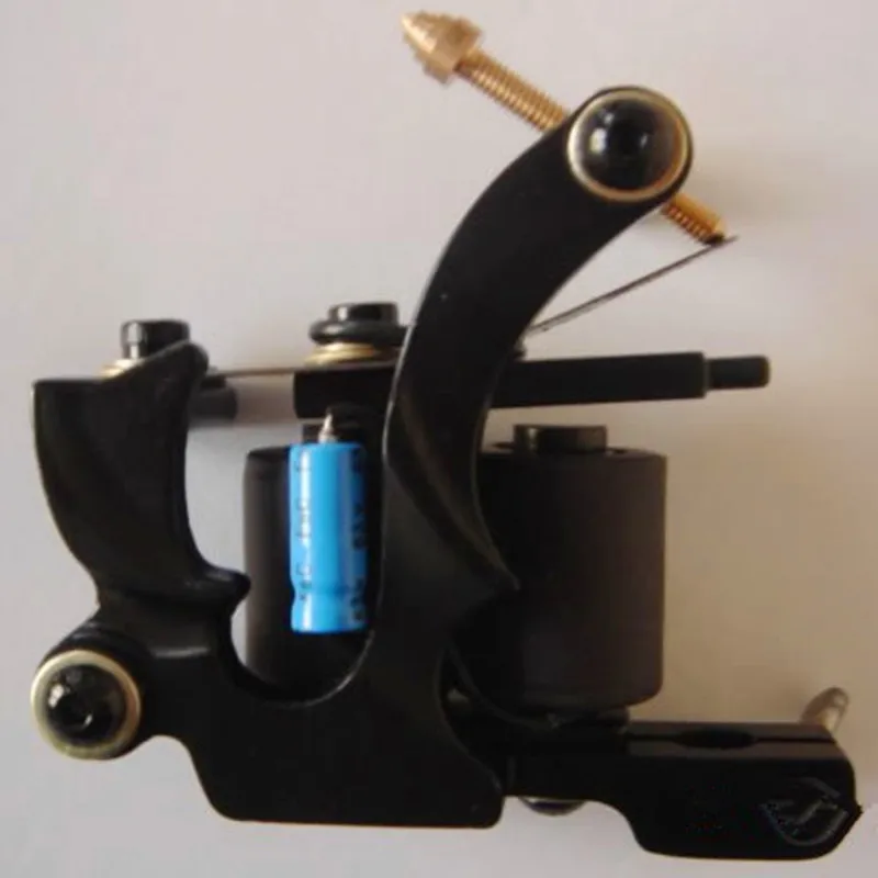 

Pure Handmade tattoo gun cast Iron Tattoo Machine 10 Wraps Wire Cutting Tattoo for liner TM-31