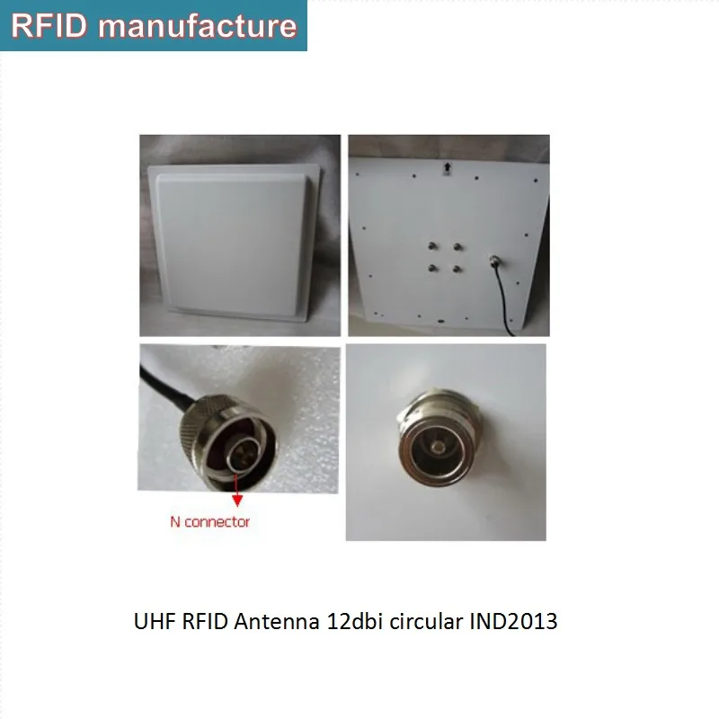 12dbi усиление uhf панель rfid антенна линейная поляризация 868 МГц 915 ярлык большой