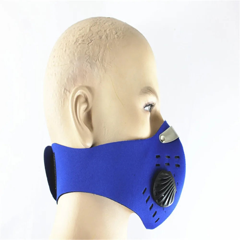 Dust Mask Neoprene Smog Fog Motorbike Riding Face Mouth Custom Air Filter Anti Odor Smoke Dust Mask Anti-dust Safety Breath Mask