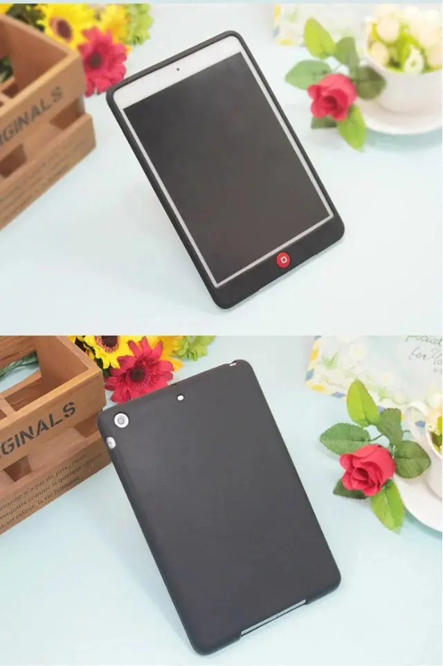 New Soft Rubber Tablet Coque for iPad mini 2 mini 3 Case Silicon Protective Cover for iPad mini 1 2 3 Silicon Shockproof Case (12)