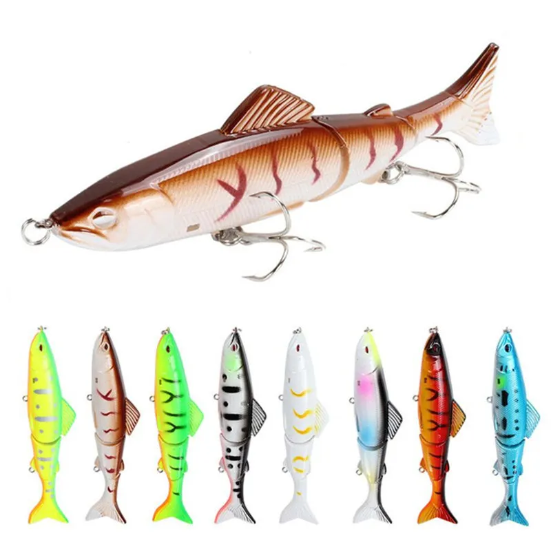 

1PCS Fishing Lure Multi Jointed Hard Bait 13cm/21g Lifelike Joint Bait Wobblers 3 Segments Swimbait Fishing Lure Crankbait