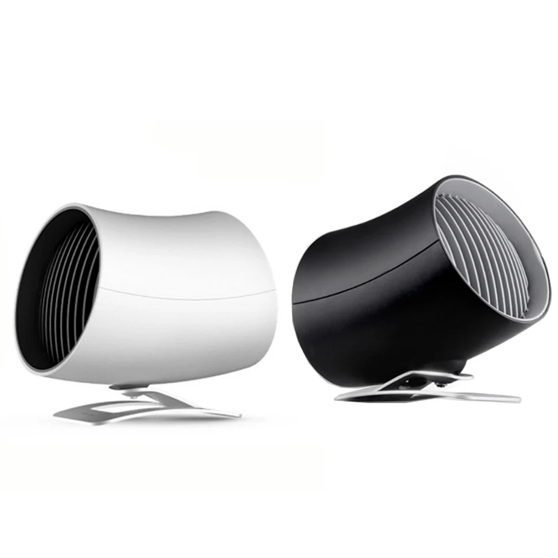 Mini Portable Cooling Fan Portable Mini USB Desk Fan,Silent Creative Home Office Desktop Fan with Three-Vane Blades Blower Fan Second Gear Color : Black
