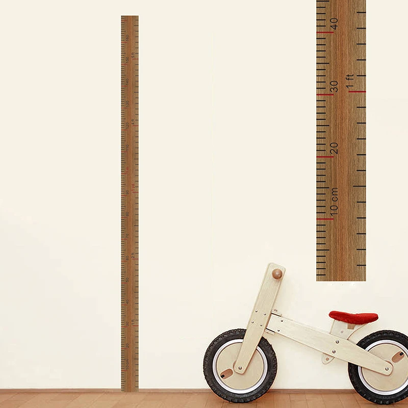 PVC Children Kids Growth Chart Height Ruler Wall Sticker