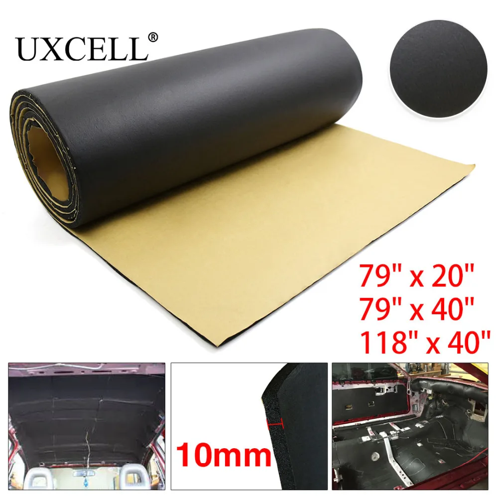 UXCELL 394mil 10mm Thick Rubber Foam 200cm 50 100cm 300cm 100cm Car Auto Tailgate Sound Insulation