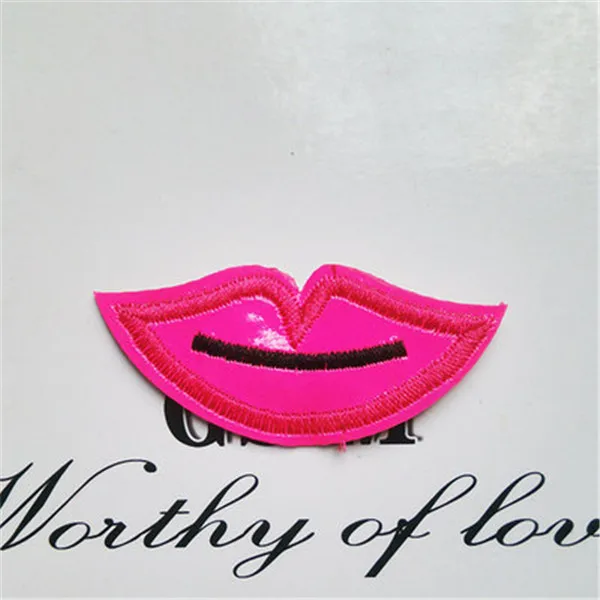 Lady Gaga Red Lips Iron On Cloth Patches 4pcs - 3