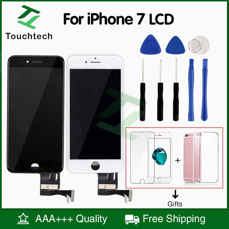 1 шт. высокое качество 4 7 дюймов для iPhone LCD клоны завершенный дисплей с сенсорным
