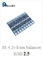 5S 21 в 4,2 в защита функции баланса 68ма 5S литий-ионная батарея Lipo литиевые батареи 18650 сбалансированные 3S 4S 5S 6S 7S 8S