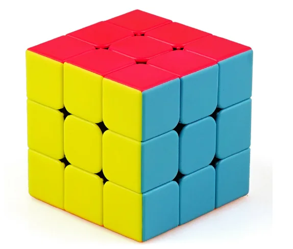 

1pcs Colorful Three Layers Magic Cube Competition Speed Non Stickers Puzzle Magic Cube Cool