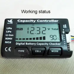 1/2 шт. Cellmeter 1-7 S цифровое устройство проверки емкости батареи Многофункциональный Lipo дисплей напряжения Тестовый индикатор контроллер f RC