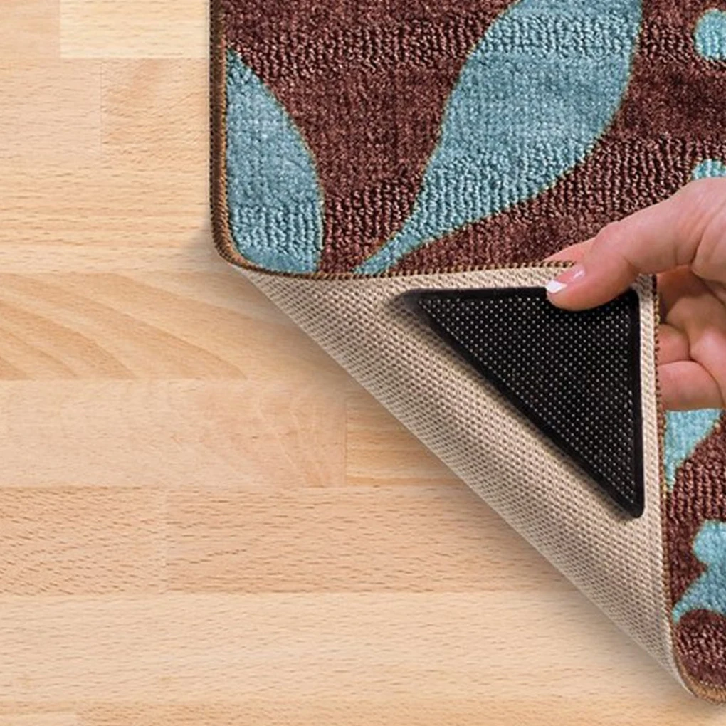 Triangular Anti skid PU Carpet Gripper Washable Reuseable Non Slip
