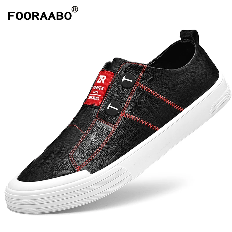 

2018 Luxury Brand Men Leather Shoes Casual Mens Loafers Slip On Male Leather Sneakers Tenis Masculino Mocacines Hombre Flats