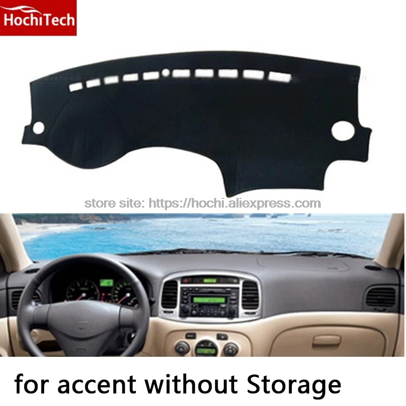 HochiTech for Hyundai accent dashboard mat Protective pad Shade Cushion ...