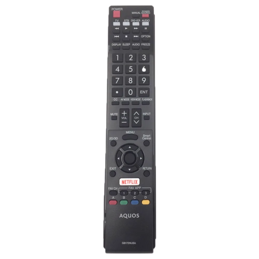 

GB172WJSA Remote Control For Sharp AQUOS LIQUID CRYSTAL TELEVISION LC-70LE660U LC-70C6600U LC-60LE660U LC-60C6600U LC-80LE661U