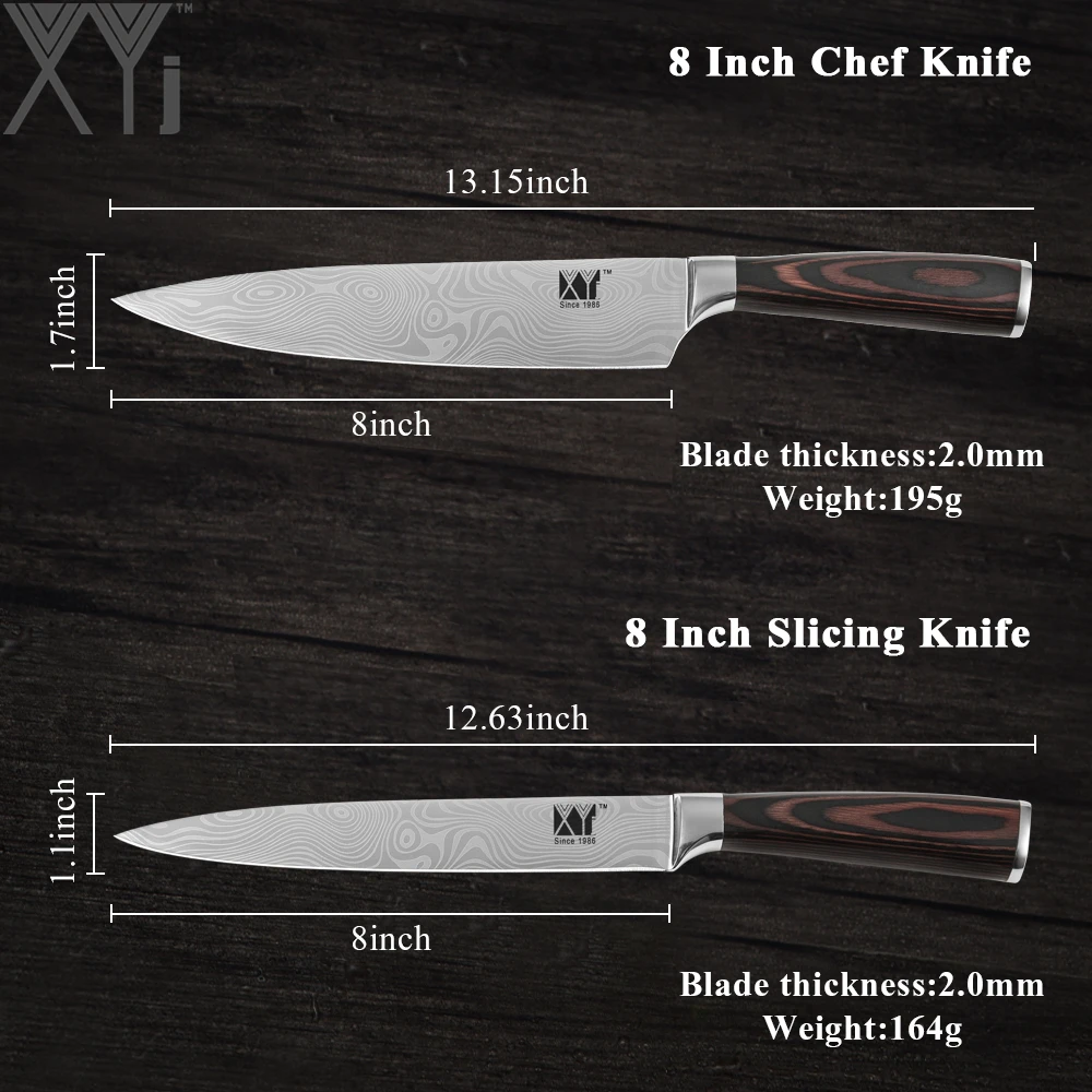 XYj 58HRC Stainless Steel Kitchen Knife 7Cr17 High Carbon Chef Slicing Santoku Utility Paring Knife Master Chef Cooking Tools XYj 58HRC Stainless Steel Kitchen Knife 7Cr17 High Carbon Chef Slicing Santoku Utility Paring Knife Master Chef Cooking Tools