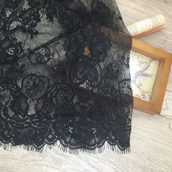 Lace underskirt medium long autumn and winter single layer guaze plus size half slip