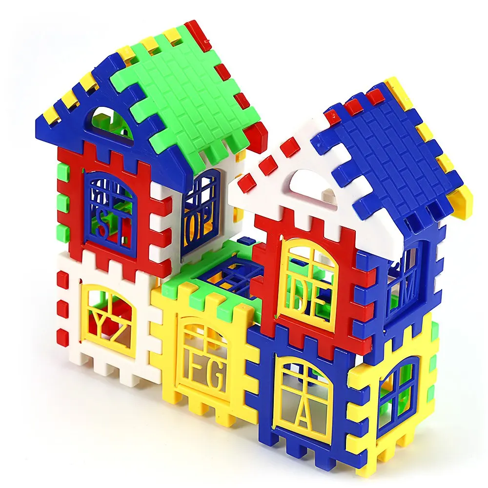 

Children DIY House Building Blocks Construction Brain Development Toy Enlighten Brick Educational Diy kids Toys for Children