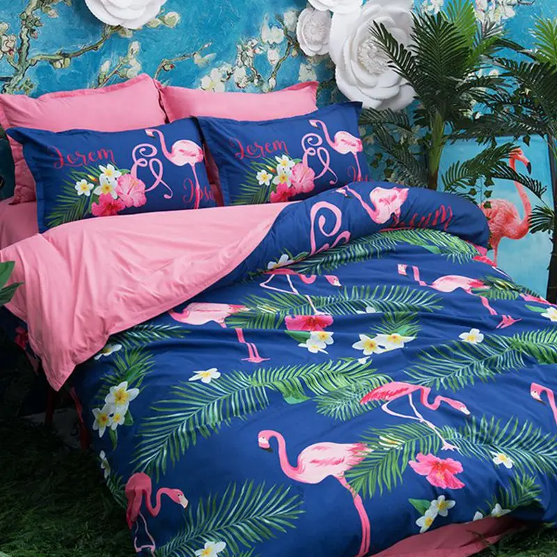 flamingo baby bedding