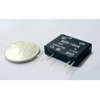 

SDD-10HA Solid State Relay Subminiature Relay Normally Open Switches 10A Welded DC SSR