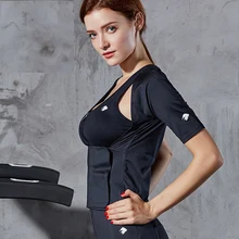 Женская одежда для фитнеса, Спортивная рубашка для бега, для контроля веса, для коррекции фигуры, для сауны, для потери веса, одежда для пота