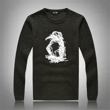 Tang ku 2018 Sweater Pullover Men Long Sleeve Shirt Mens Sweaters Wool Casual Printing dots Dress Brand Cashmere Knitwear