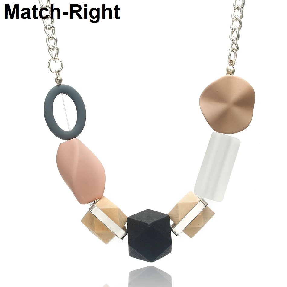 

Match-Right Necklaces & Pendants Women/Statement/Big/Beads/Chain/Lady/Choker Necklaces for Women Neck Decoration Chocker NR121