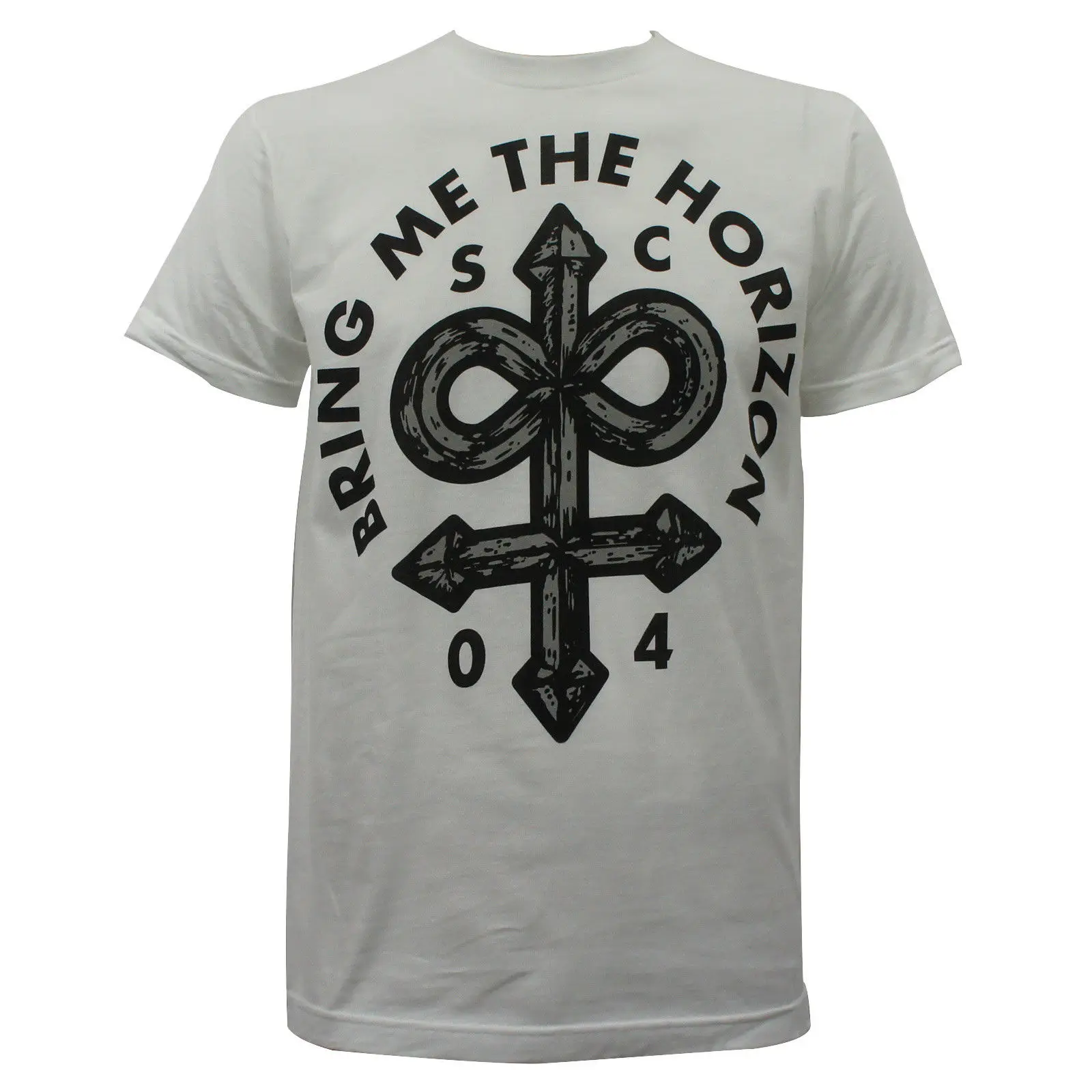 Аутентичная футболка BRING ME THE HORIZON Band Infinite Holy Slim Fit S 2XL Новая повседневная