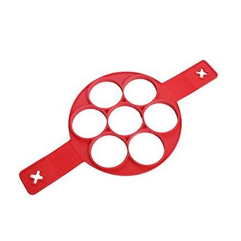 

Non Stick Flippin Fantastic Pancake Pan Flip Perfect Breakfast Maker Eggs Omelette Flipjack Tools 7 and 4 Grids Pancake Maker