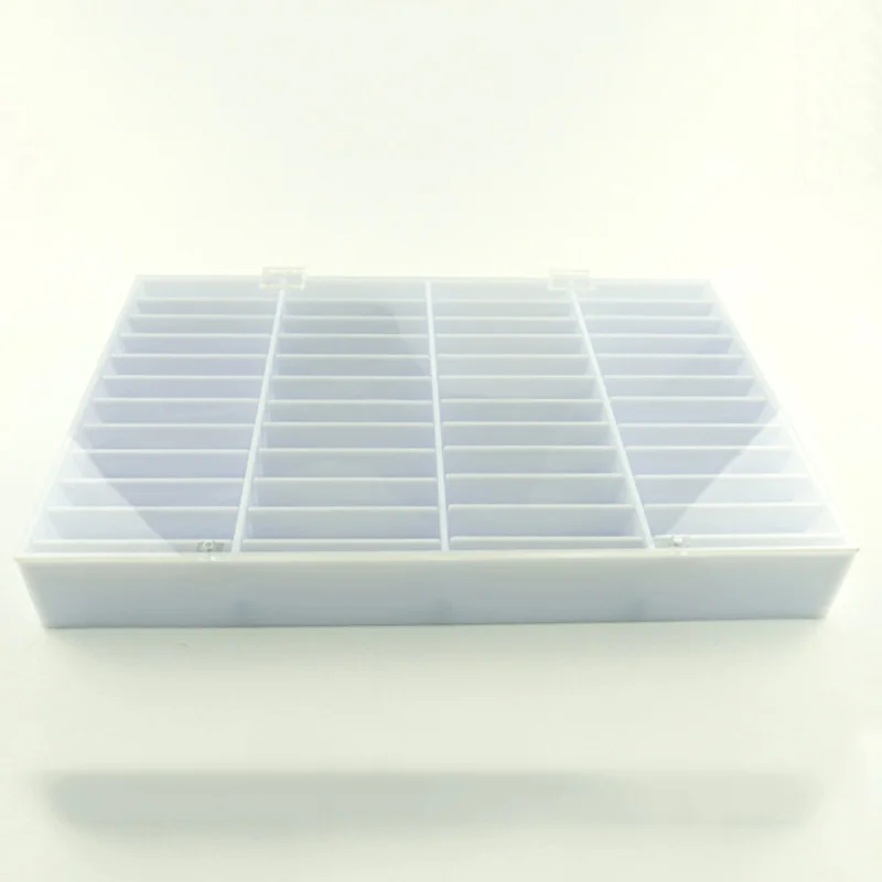 

Acrylic Organizer Sample Manicure Display Storage 32*20.5*4.2cm 44 Slots NEW