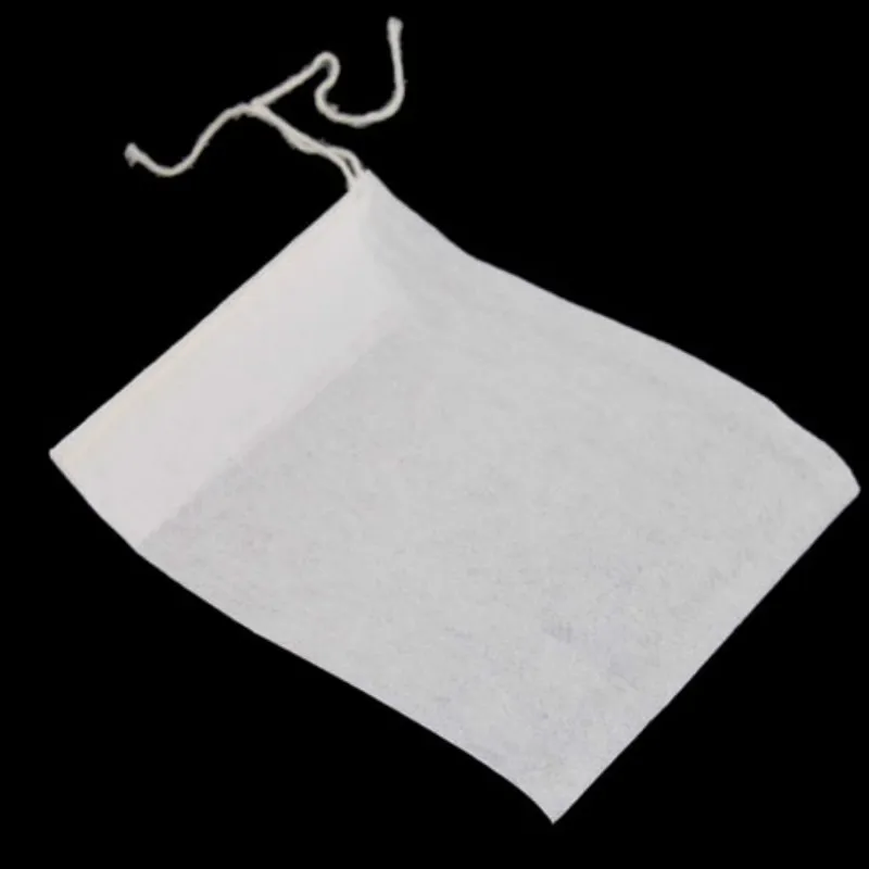 New Arrival 50/100Pcs 6 x 7cm Non-woven Fabrics Disposable Tea Bags Sealed Filter-free Herbal Tea boiled stew Soup Spice Bag