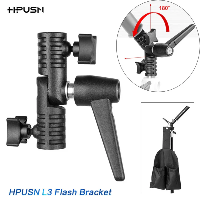HPUSN L3 Professional Boom Arm Grip Extension Pole Clamp Telescoping