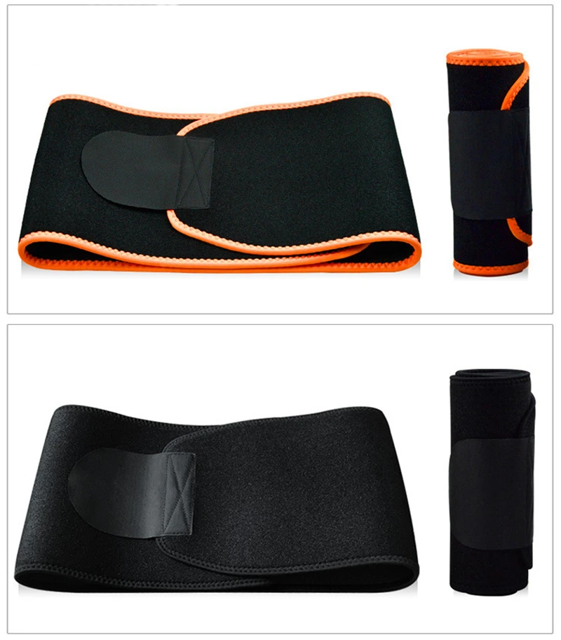 Adjustable Waist Tummy Trimmer Slimming Sweat Belt Fat Burn Shaper Wrap Band Weight Loss Exercise Men Women (10)