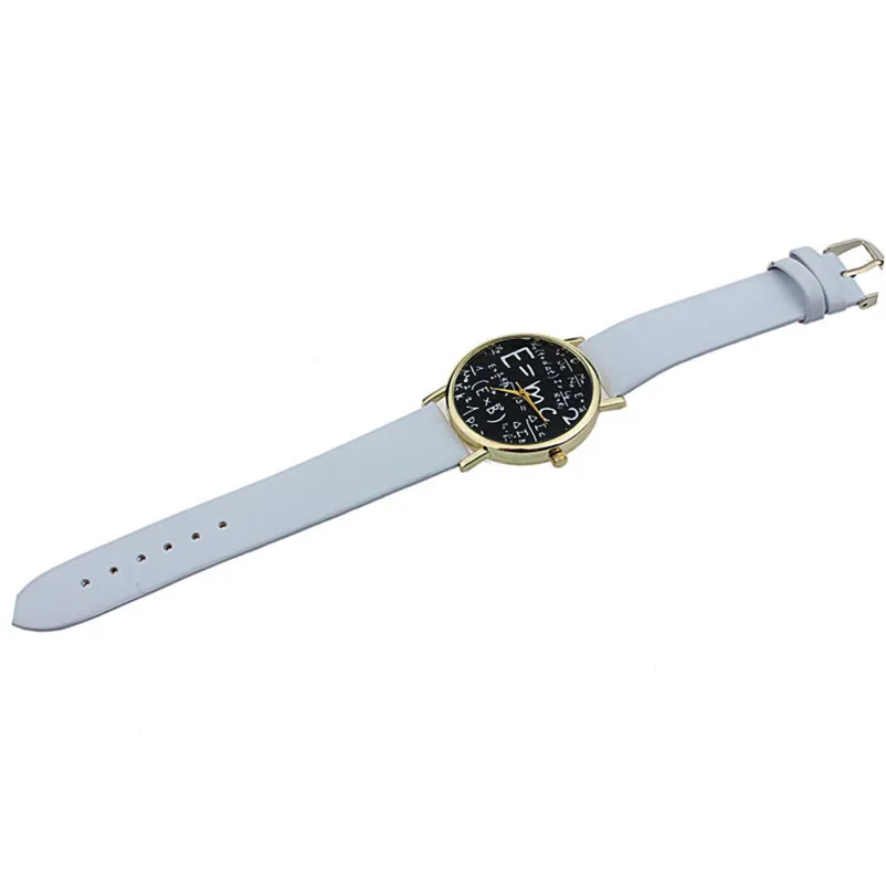 Women's watches casual watches leather watch strap Math Symbols Analog Quartz wrist watches for women clock Reloj mujer M16 (2)