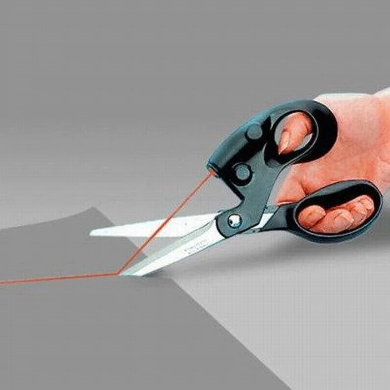 

Hot sale High Quality sewing laser scissors cuts straight fast laser guided scissors,needlework sewing supplies,Free shipping.