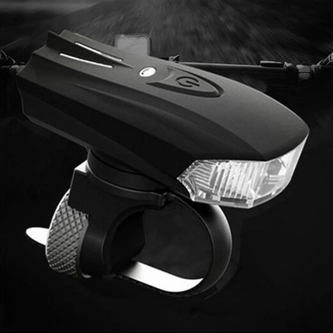Front Lamp USB Rechargeable Handlebar LED Lantern Bicycle Smart Head