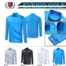 Мужская весенне-осенняя футболка-поло с длинными рукавами для гольфа быстросохнущая дышащая Спортивная одежда для гольфа мужская Спортивная футболка 4 цвета