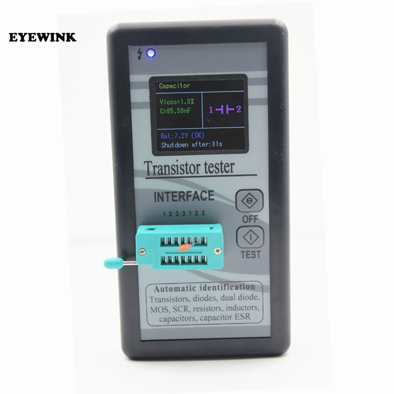 Цифровой транзистор M328 SMD тестер компонентов диодный Триод емкость