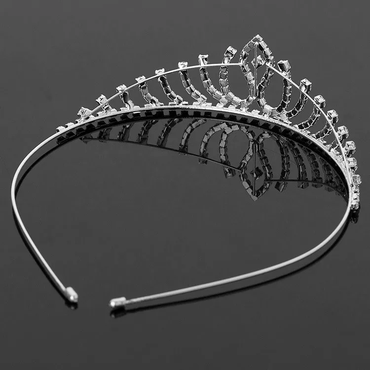 2015 со стразами корона тиара головные уборы Свадебные невесты Hairband свадебных аксессуаров повязка для волос 200 шт./лот