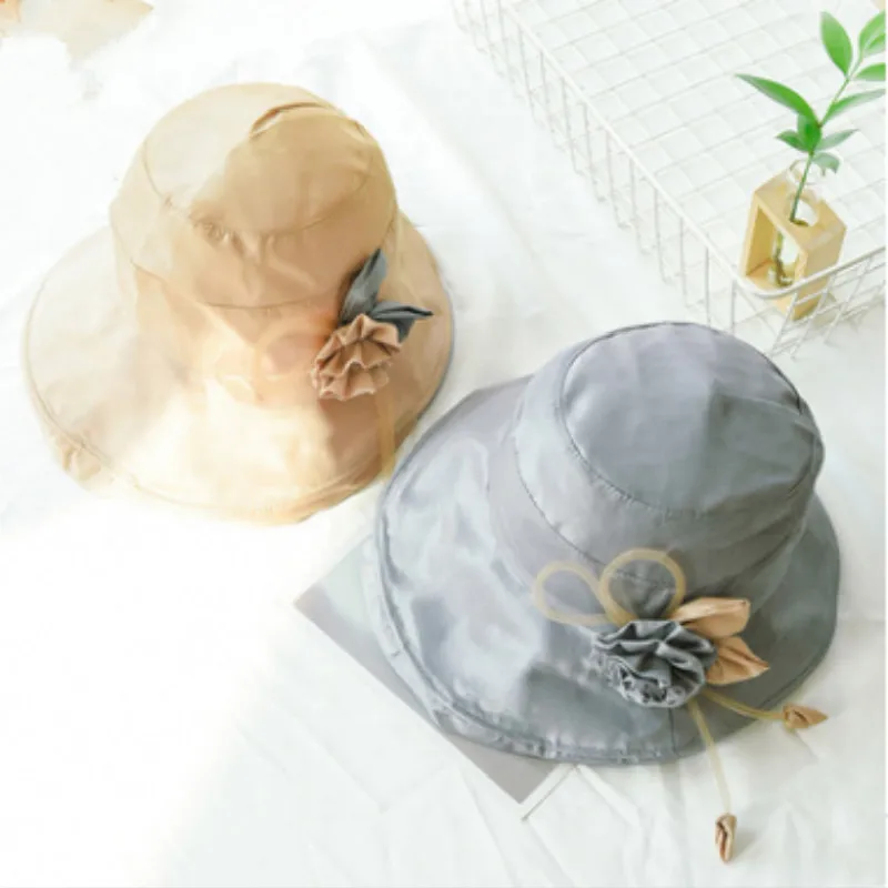 الأزياء البوليستر الأزهار قبعة الشمس للنساء طوي زهرة الصيف إمرأة قبعة الشمس واسعة حافة قبعة للوقاية من الشمس سيدة شاطئ كاب Gorras الأزياء البوليستر الأزهار قبعة الشمس للنساء طوي زهرة الصيف إمرأة قبعة الشمس واسعة حافة قبعة للوقاية من الشمس سيدة شاطئ كاب Gorras