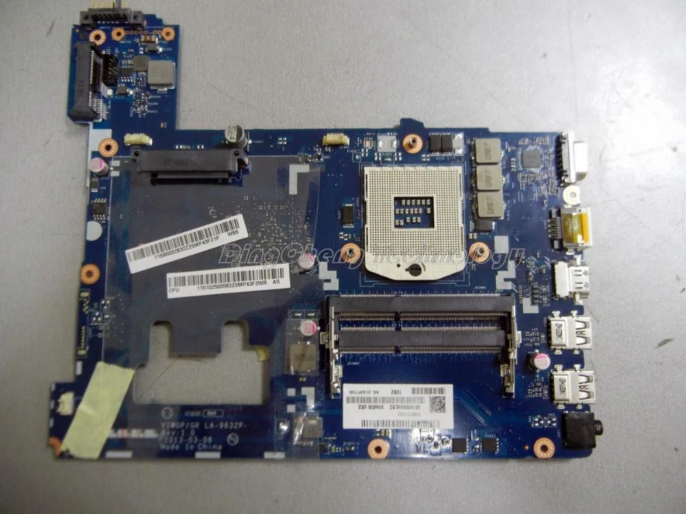 

Laptop Motherboard for Lenovo G500 LA-9632P HM76 Rev 1.0 DDR3 integrated graphics card 100% tested Fully