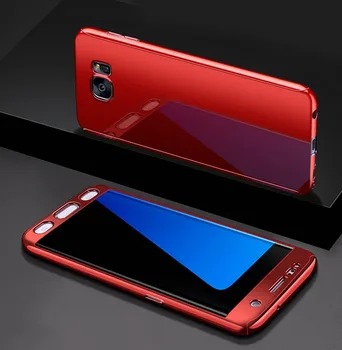 

100pcs Plating Mirror Full Body Cover For Samsung Galaxy S20 Ultra S10 E S9 S8 Plus Note 10 9 8 Hard PC Slim Front Back Case