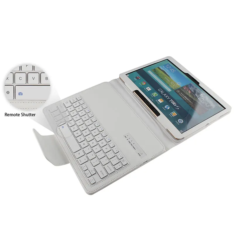 Роскошный чехол для планшета для samsung Galaxy Tab S SM-T800 T800 T805 10,5 '', съемная Bluetooth клавиатура, Кожаная подставка
