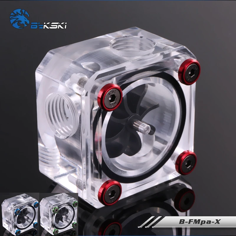 Bykski Acrylic Flow Meter G1/4 Thread Water Cooling System Coolant