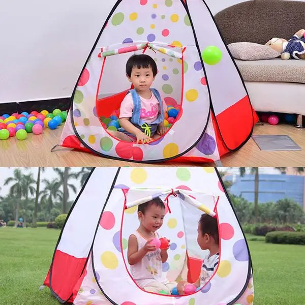 Children Kids Favor Playground Play Tents Portable Folding Garden Toy Tent Castle Pop Up Indoor