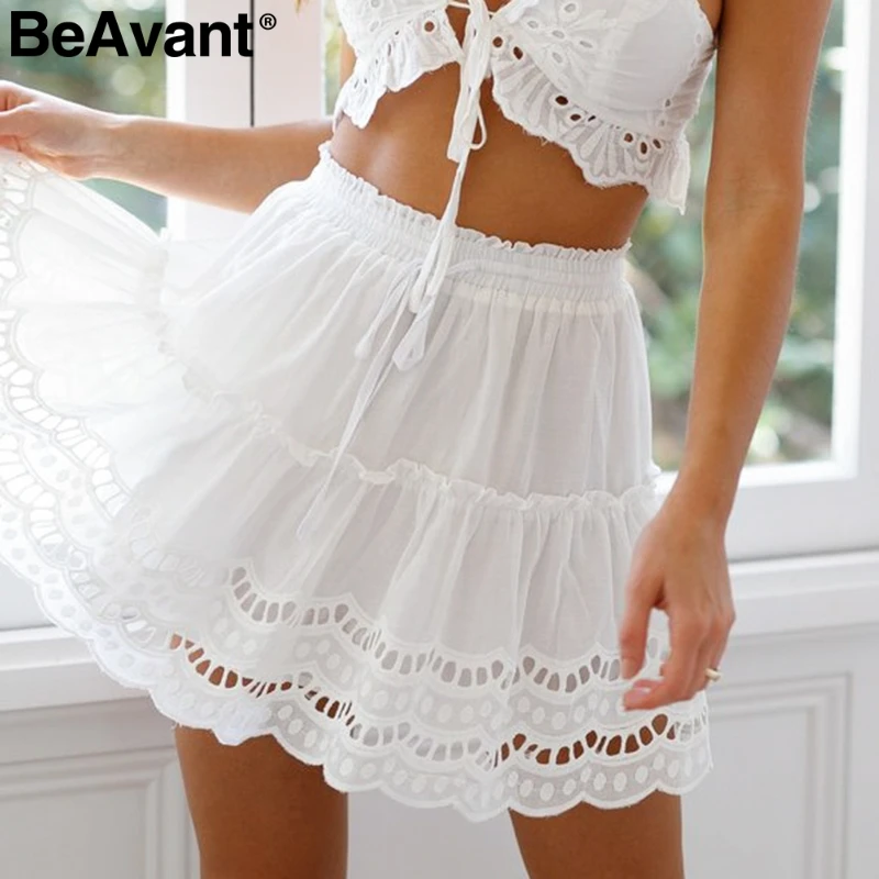 Loose white skirt Clearance
