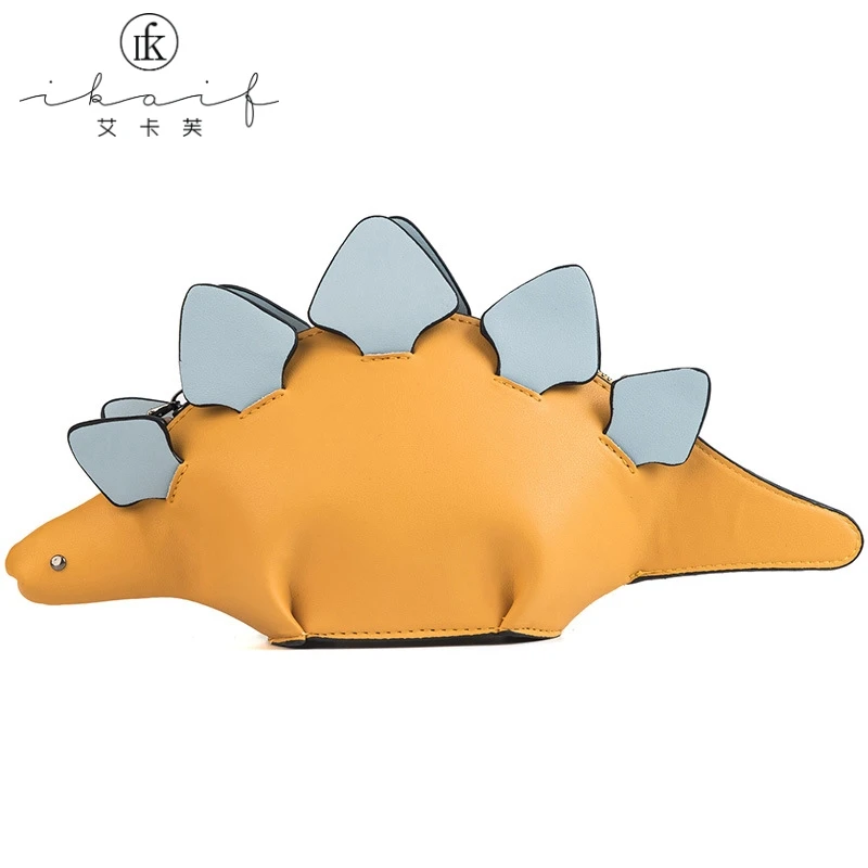 

Pesonality Style Bag Dinosaur Crossbody Bag Color Block Creative Handbag Women's Unique Exclusive Clutch Fun Purse Best Gift