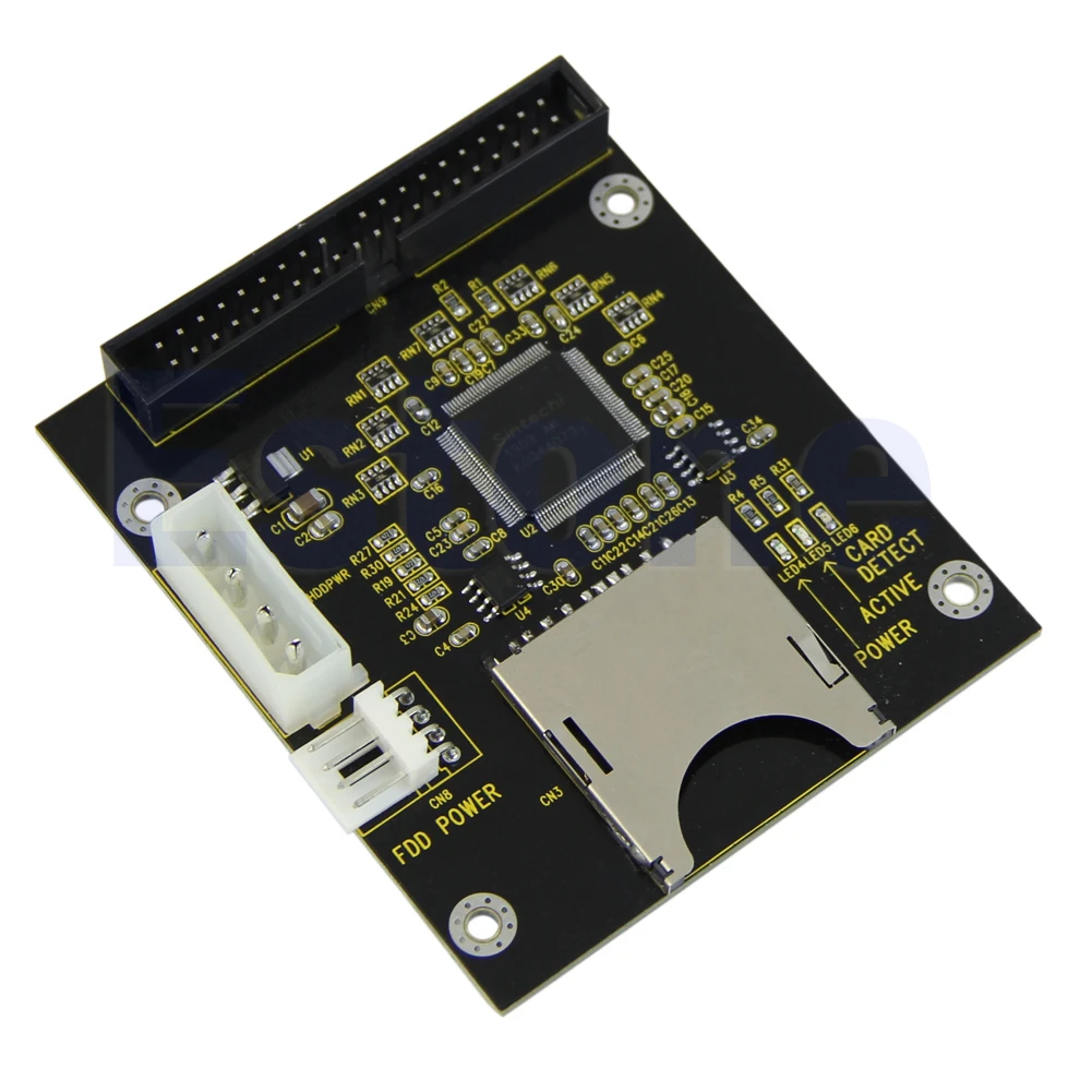 

Sell like hot cakes Adapter Card SD To 4 Pin Male IDE Hard Disk Drive Adapter Card 3.5" IDE For Notebook Laptop