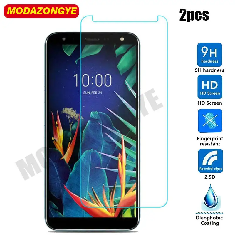 

2pcs For LG K40 Tempered Glass LG K40/ LG X4 2019 Glass Screen Protector LG K40 X420EM LM-X420EM K 40 LGK40 X 4 2019 Glass Film