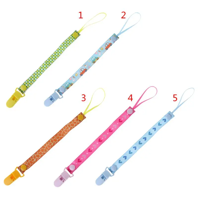 

Baby Chain Nipple Soother Pacifier Clip Cartoon Nursing Teether Holder Anti Fall
