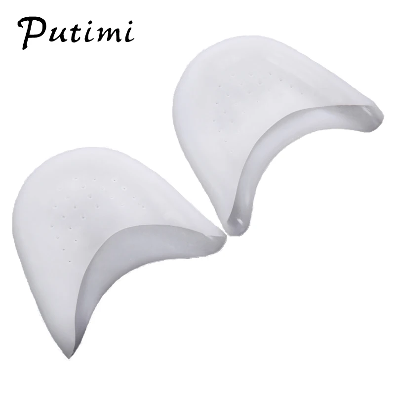 Putimi Finger Toe Protector Silicone Gel Pointe Toe Covers Pads for Pointe Ballet Toes Corrector Soft Silicone Feet Care Tools