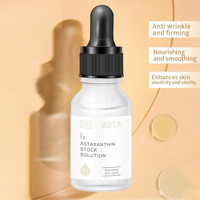

Astaxanthin Serum Hydrating Anti-Wrinkles Firming Skin Smooth Fine Lines Anti-Aging Essential Liquid